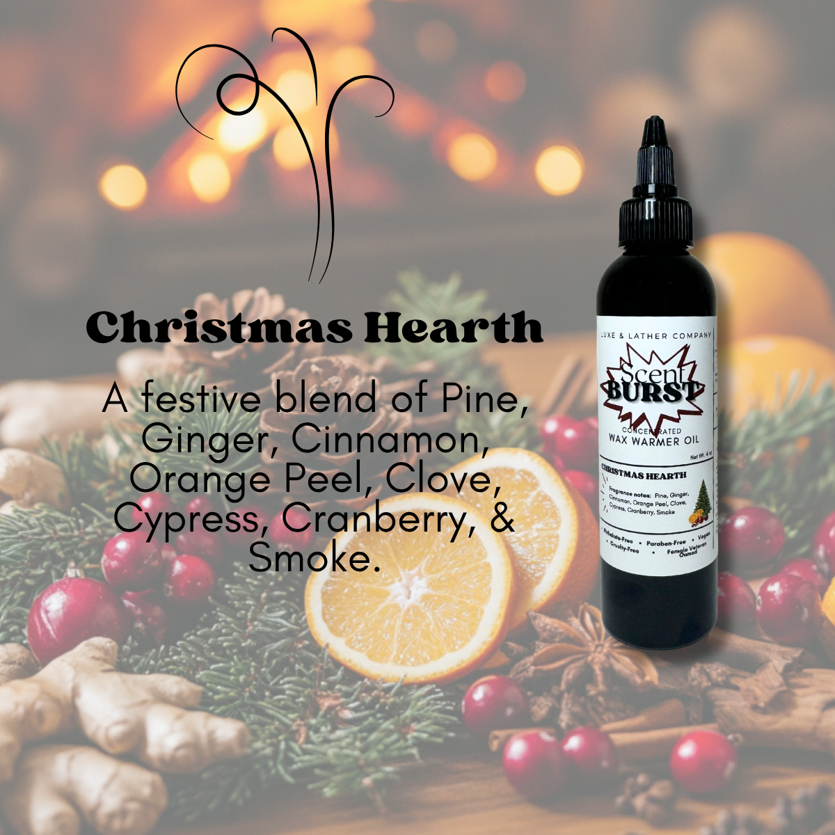 Scent Burst Wax Warmer Oils 4 oz Concentrated Formula